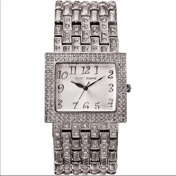 ✨Host Pick✨Betsey Johnson Crystal Watch - Picture 1 of 11